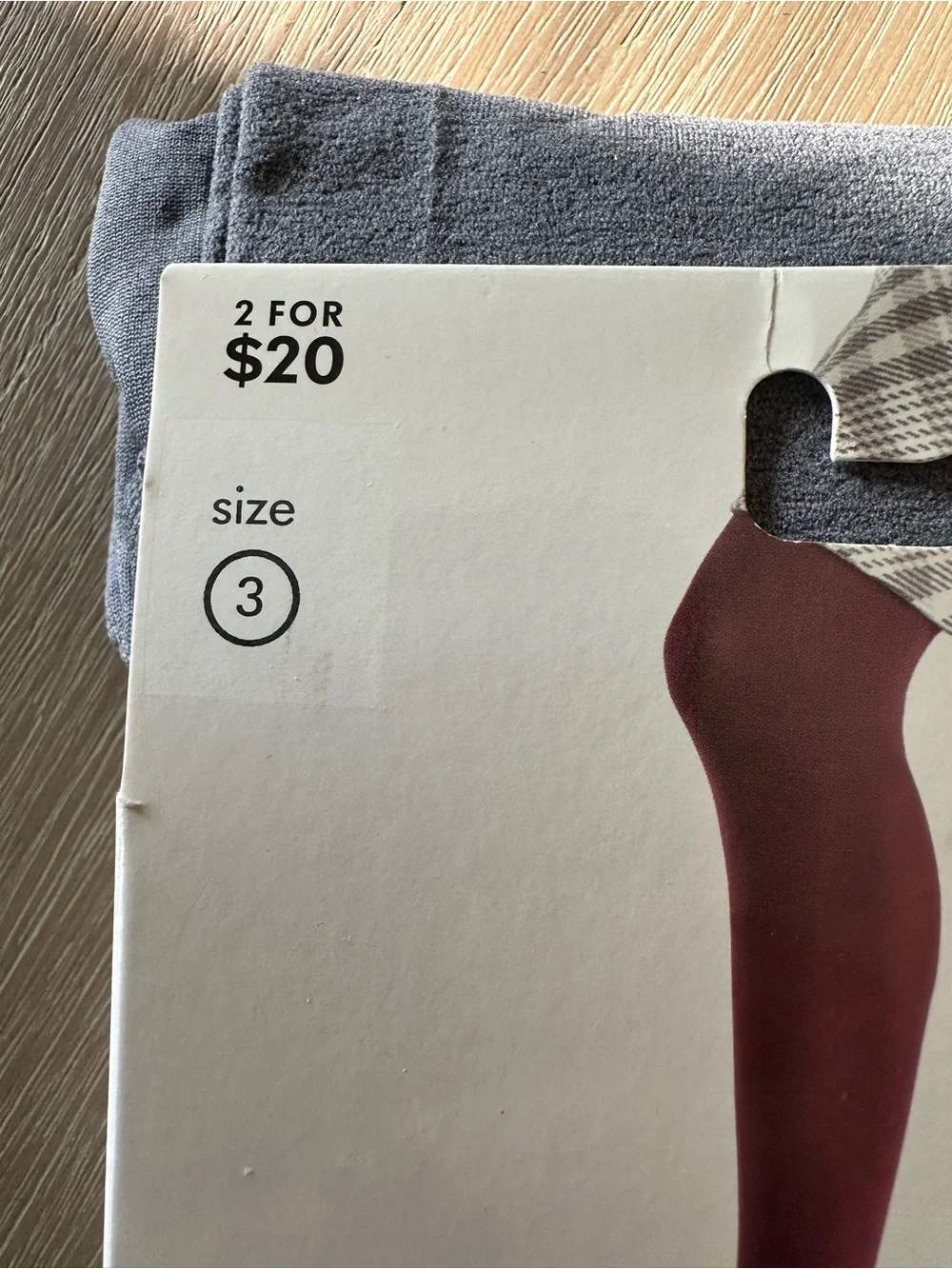 HUE Sueded Opaque Tights in Gray and Brown